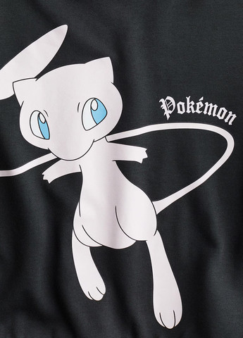 H&M світшот персонажі темно-сірий кежуал бавовна, трикотаж з начосом