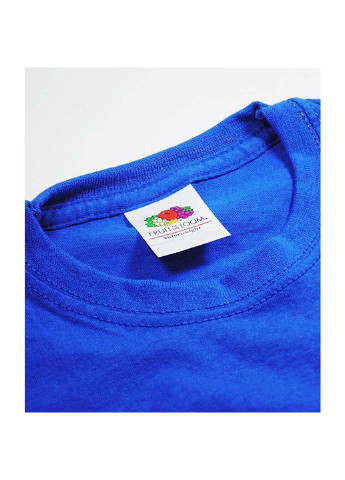 Синя демісезонна футболка Fruit of the Loom 61007051164