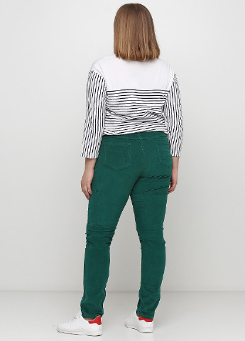 Зеленые кэжуал демисезонные прямые брюки Imperial
