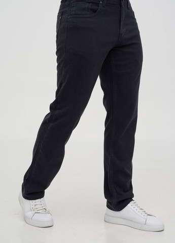 Темно-синие демисезонные прямые джинсы Trend Collection