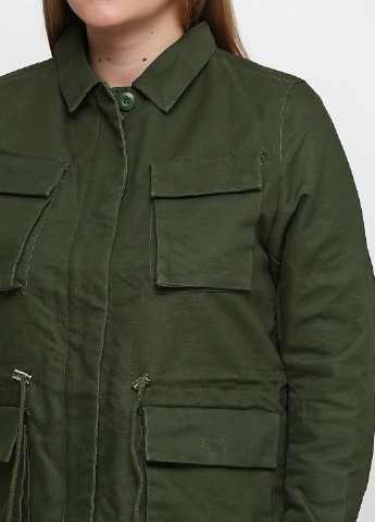Темно-зеленая демисезонная куртка H&M