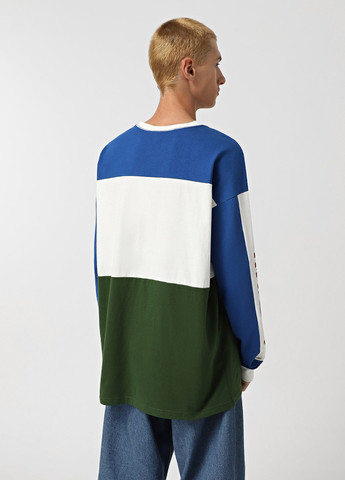 Лонгслів Vans колор блок комбінований спортивні, кежуали бавовна