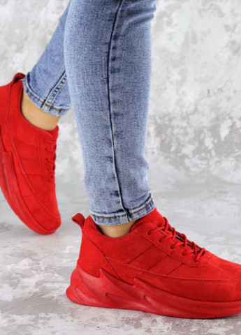 Красные демисезонные кроссовки женские robby 2148 36 размер 23 см красный Fashion