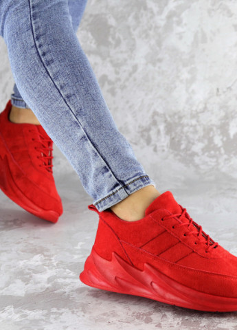 Красные демисезонные кроссовки женские robby 2148 36 размер 23 см красный Fashion