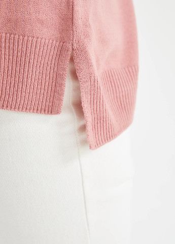 Світло-рожевий демісезонний свитер джемпер DeFacto