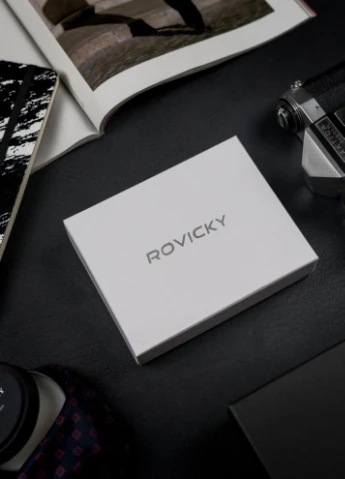 Кошелек мужской 1552-03-BOR BLK-BLK Rovicky (253933166)
