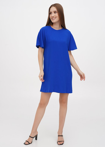 Синя кежуал сукня Mango однотонна