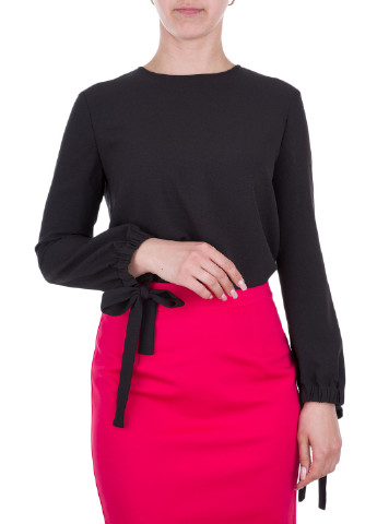 Чёрная блуза женская Emporio Armani