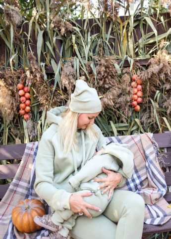 Теплыйкостюм на флисе для кормящих и беременных мам Sorelle (245945720)