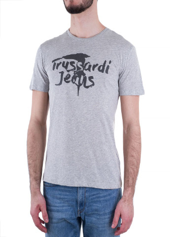 Сіра футболка Trussardi Jeans