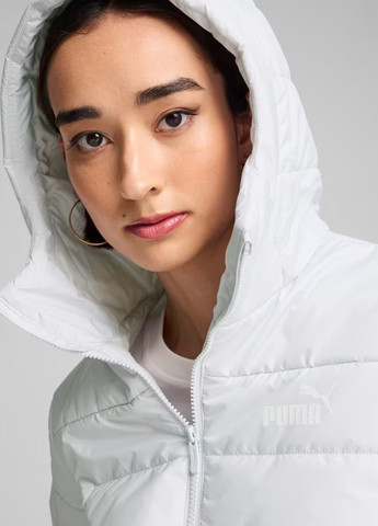 Светло-серая демисезонная куртка Puma