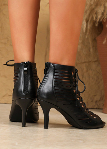 Черные летняя ботильоны SHEIN