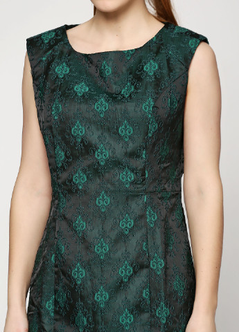 Зеленое кэжуал платье Axel с рисунком
