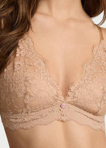 Бежевий демісезонний комплект (бюстгальтер, трусики) Victoria's Secret