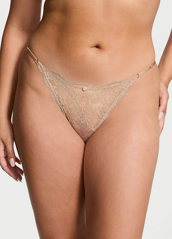 Бежевий демісезонний комплект (бюстгальтер, трусики) Victoria's Secret