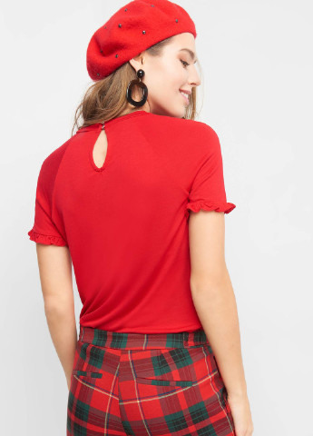Червона літня блуза з коротким рукавом Orsay