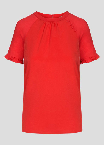Красная летняя блуза с коротким рукавом Orsay