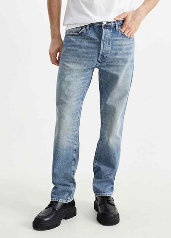 Синие демисезонные регюлар фит джинсы C&A