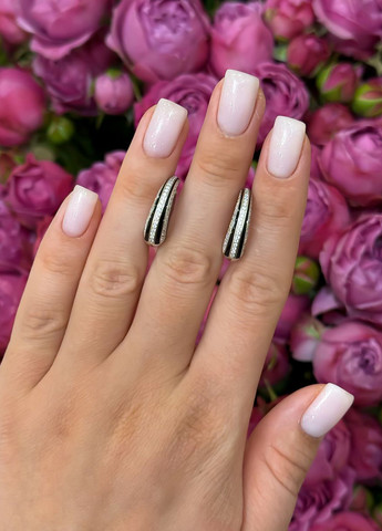 Сережки Silver Flame (317284660)