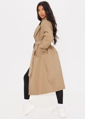 Плащ PrettyLittleThing тренчкот на пуговицах демисезон (255105202)