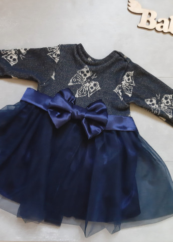 Синее платье для девочки PaMaYa (227788929)