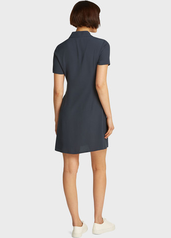 Темно-серое кэжуал, деловое платье рубашка Calvin Klein Jeans однотонное