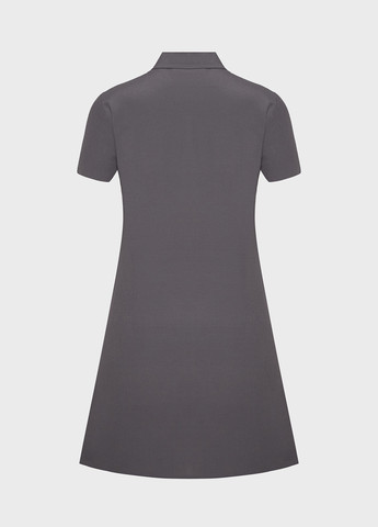 Темно-серое кэжуал, деловое платье рубашка Calvin Klein Jeans однотонное