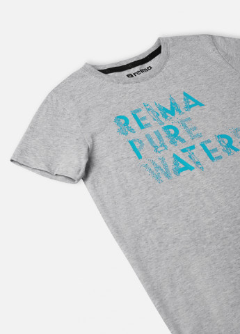 Светло-серая летняя футболка Reima Kevyt