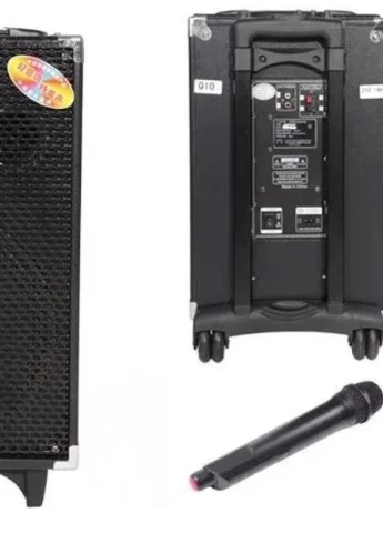 Портативна колонка TM-Q8S валіза 50Вт 8 дюймів, USB, SD, FM радіо, Bluetooth, 1 радіомікрофон, ДК XPRO (253455465)