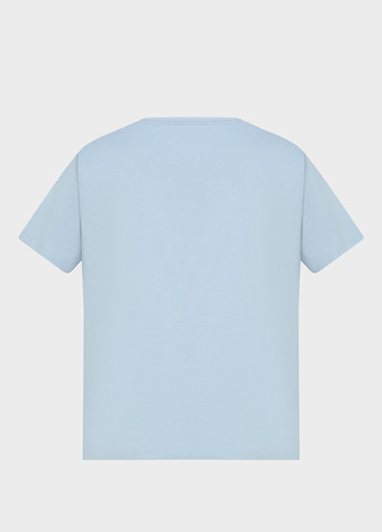 Блакитна літня футболка Gant