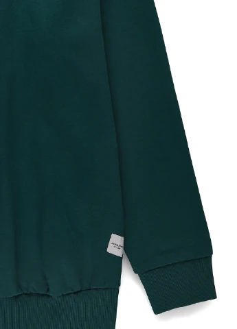 Зелений світшот Jack & Jones однотонний без декору (316474255)