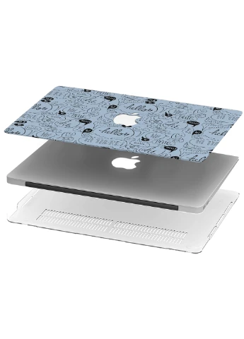Чохол пластиковий для Apple MacBook Pro 16 A2141 Привіт (Hello) (9494-1663) MobiPrint (218528209)
