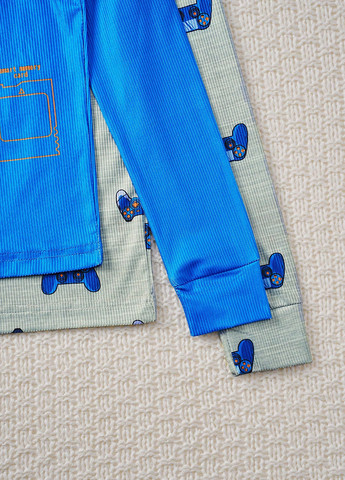 Комбінована всесезон піжама (2 шт.) (лонгслів, штани) лонгслів + брюки SHEIN