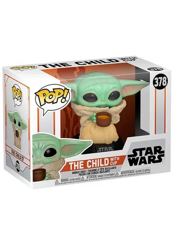 Фігурка серії Мандалорець - Малюк із чашкою Funko Pop (252241776)