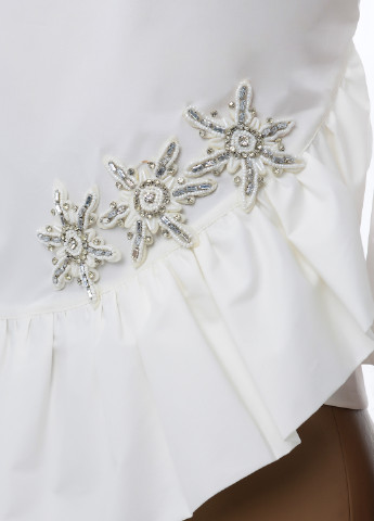 Белая демисезонная блуза Iren Klairie