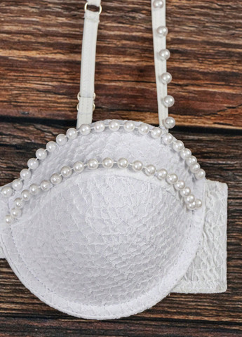 Белый летний купальник (бюстгалтер, трусики) раздельный SHEIN