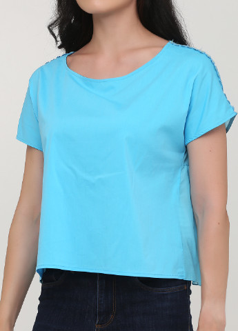 Голубая летняя блуза Rinascimento