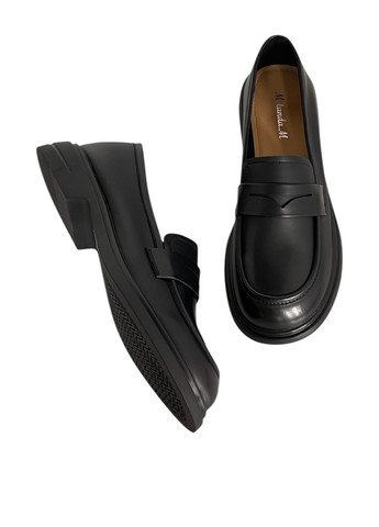 Melanda.M Туфли лоферы черный з натуральная кожа, — демисезон (360769654)