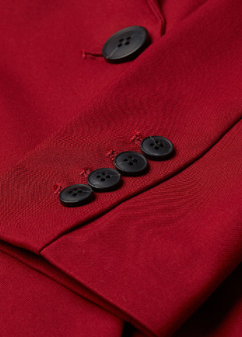 Красное деловое платье-жакет H&M однотонное