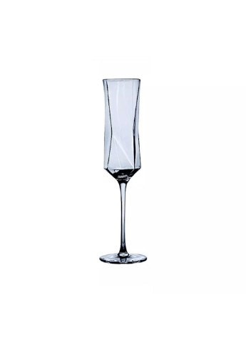 Бокал для шампанського Блакитна Геометрія OLGS1001-1 250 мл Olens (253626772)