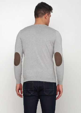 Серый демисезонный пуловер пуловер Massimo Dutti