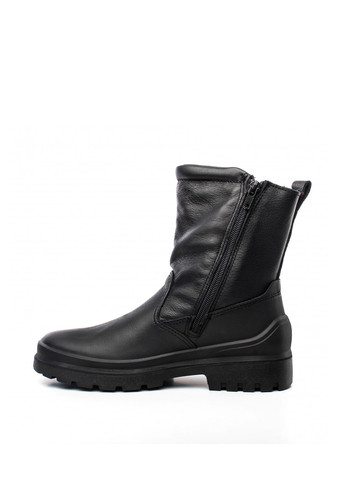 Черные зимние полусапоги Manul