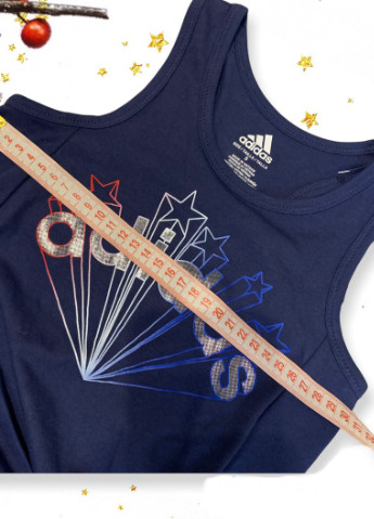 Синяя майка adidas