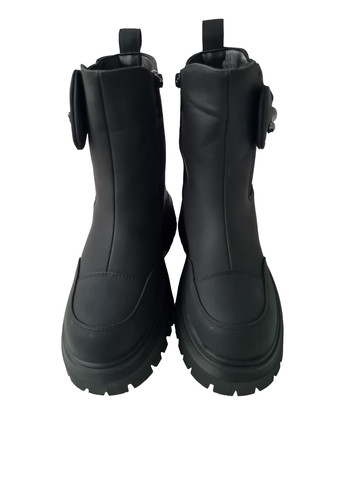 Черные кэжуал зимние ботинки Paliament