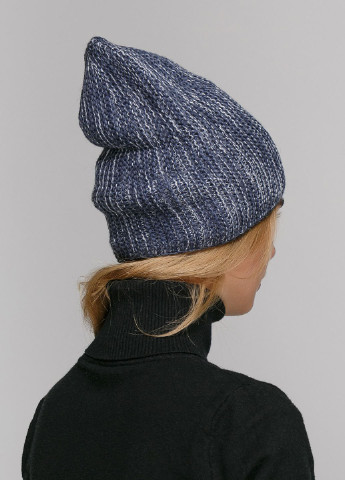 Зимняя теплая женская шапка на флисовой подкладке 550848 Merlini бини однотонная комбинированная кэжуал шерсть