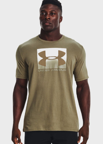 Хаки (оливковая) футболка Under Armour