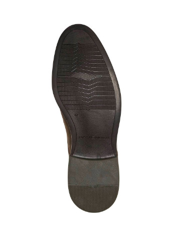 Коричневые классические замшевые туфли Tommy Hilfiger на шнурках