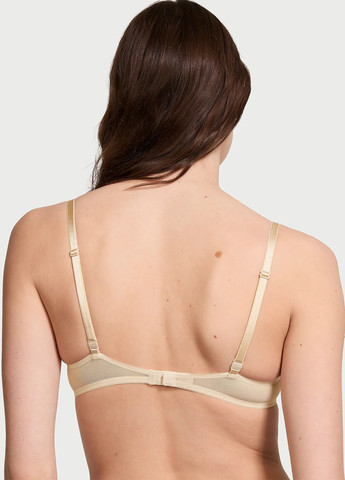 Світло-бежевий демісезонний комплект (бюстгальтер, трусики) Victoria's Secret