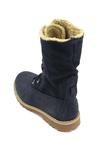 Синие кэжуал зимние ботинки для девочек Timberland