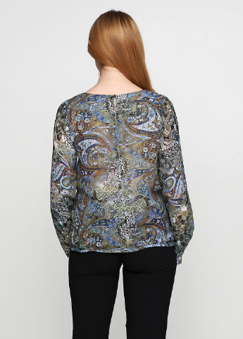 Комбинированная демисезонная блуза Stefanie L